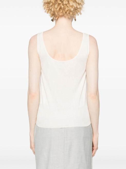 ribbed-knit tank top